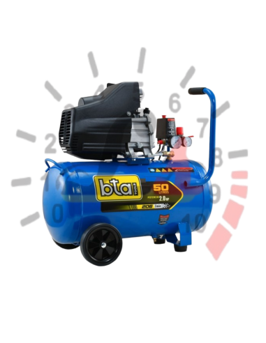 COMPRESOR BTA 50 LITROS 2HP 220v...