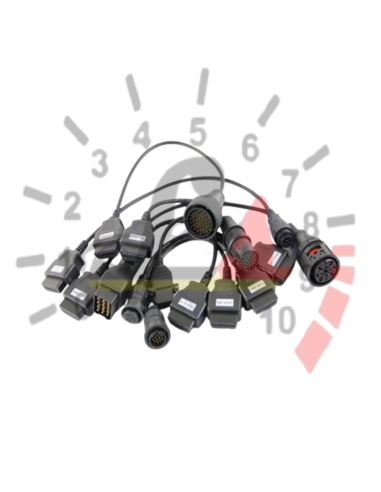 KIT 8 CABLES ODB2 LINEA PESADA...